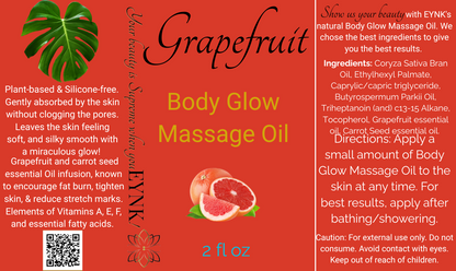 Grapefruit - Body Glow Massage Oil 2 fl oz
