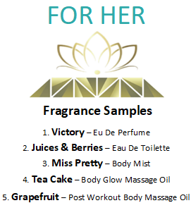 Luxury Scents Sample Pack For Her | Try 5 Signature Scents